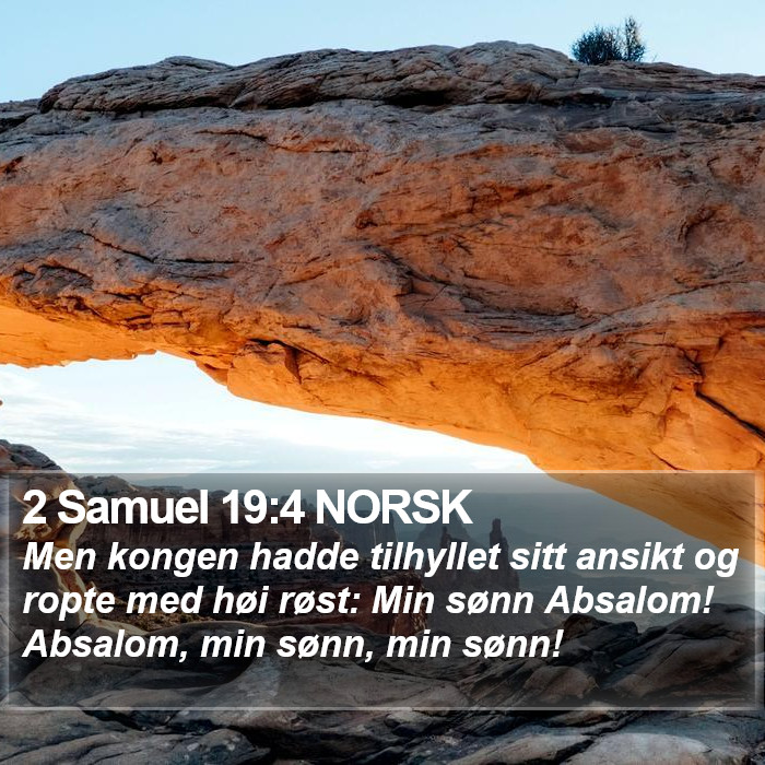 2 Samuel 19:4 NORSK Bible Study