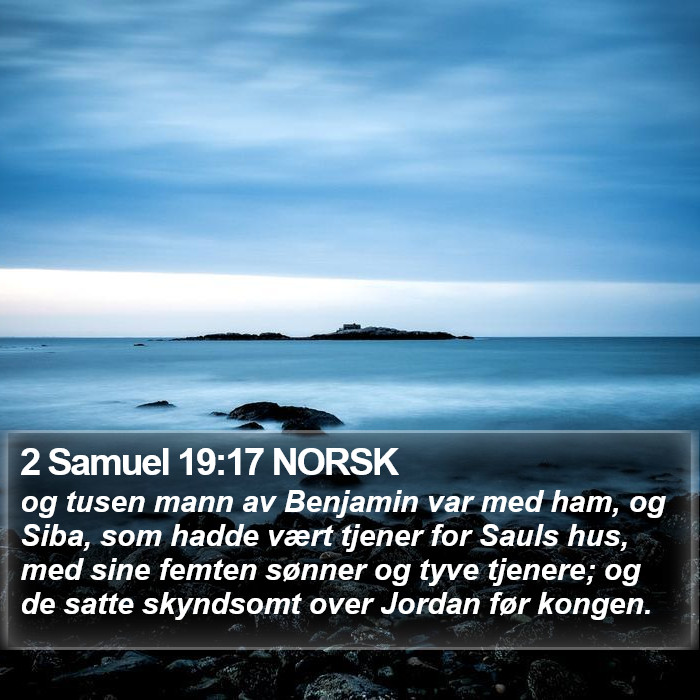 2 Samuel 19:17 NORSK Bible Study