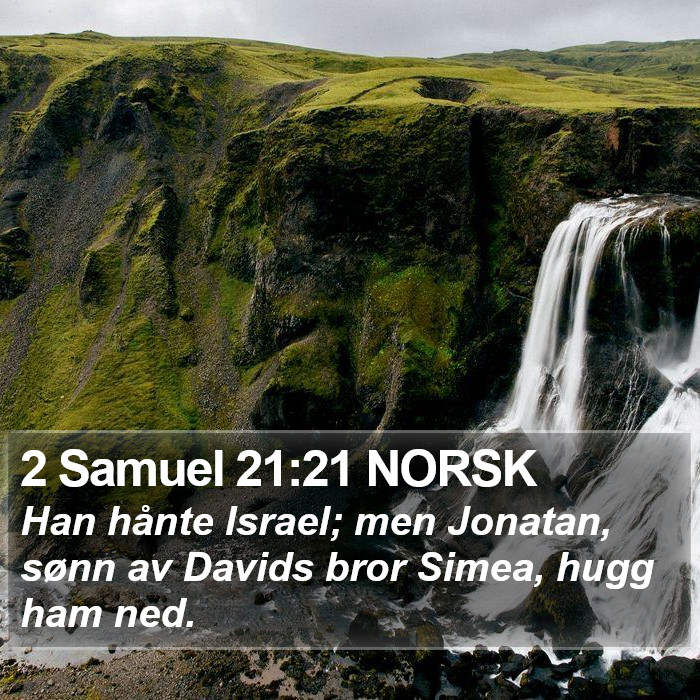 2 Samuel 21:21 NORSK Bible Study