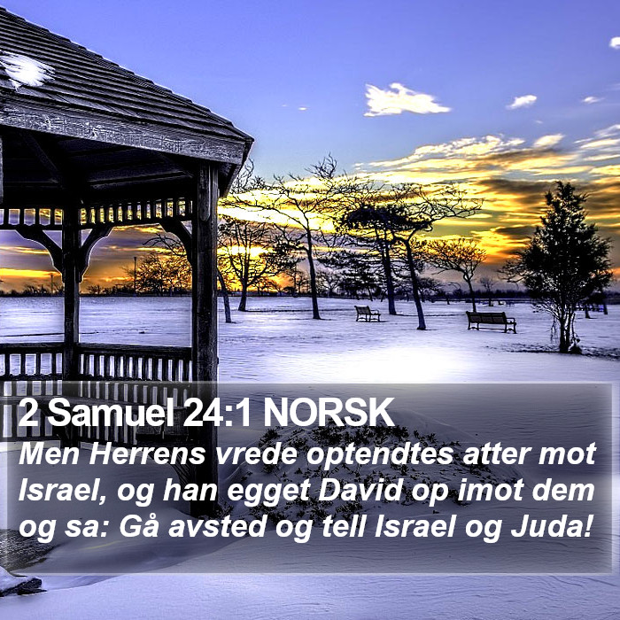 2 Samuel 24:1 NORSK Bible Study