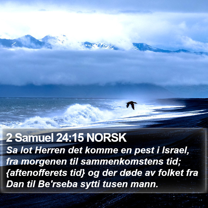 2 Samuel 24:15 NORSK Bible Study