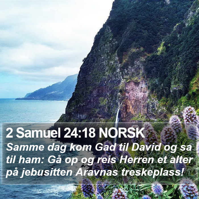 2 Samuel 24:18 NORSK Bible Study