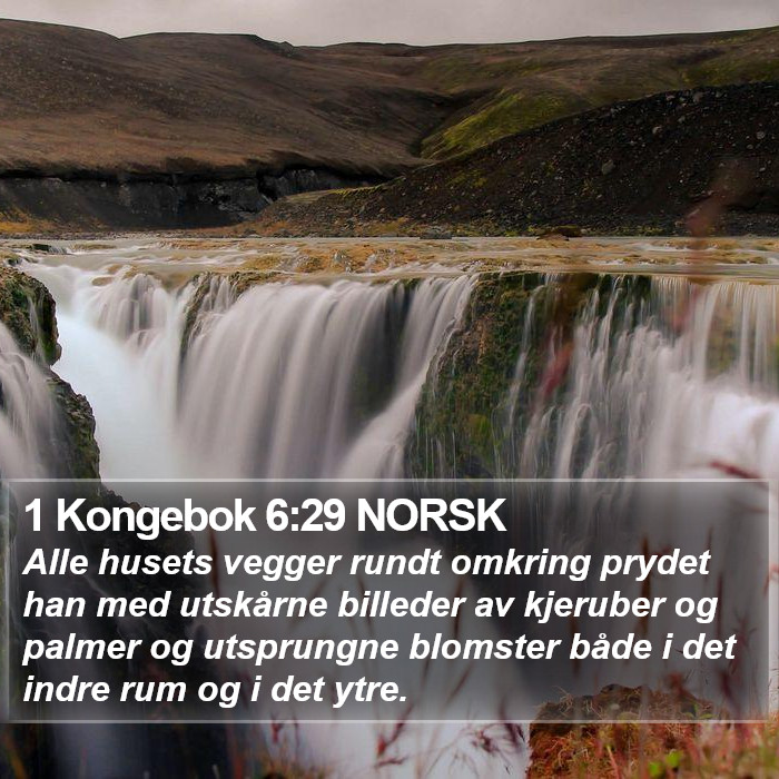 1 Kongebok 6:29 NORSK Bible Study