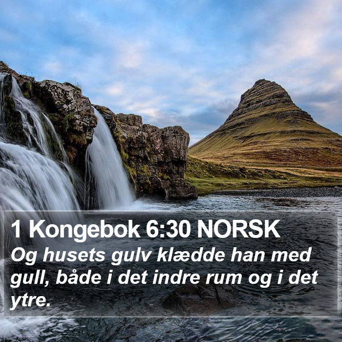 1 Kongebok 6:30 NORSK Bible Study