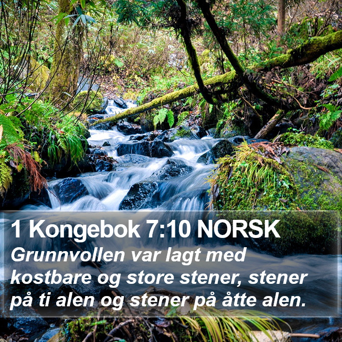 1 Kongebok 7:10 NORSK Bible Study