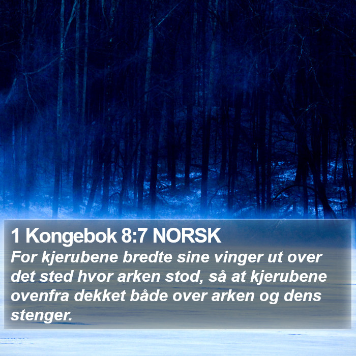 1 Kongebok 8:7 NORSK Bible Study