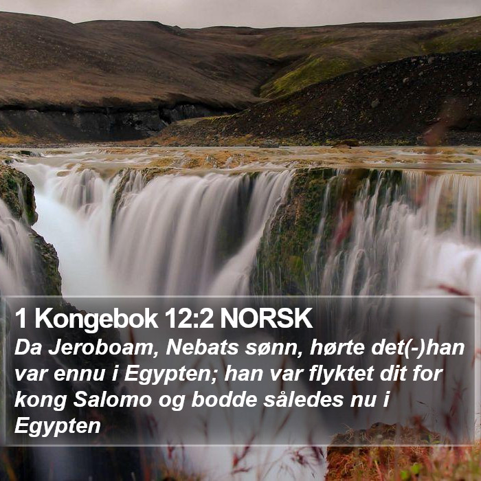 1 Kongebok 12:2 NORSK Bible Study