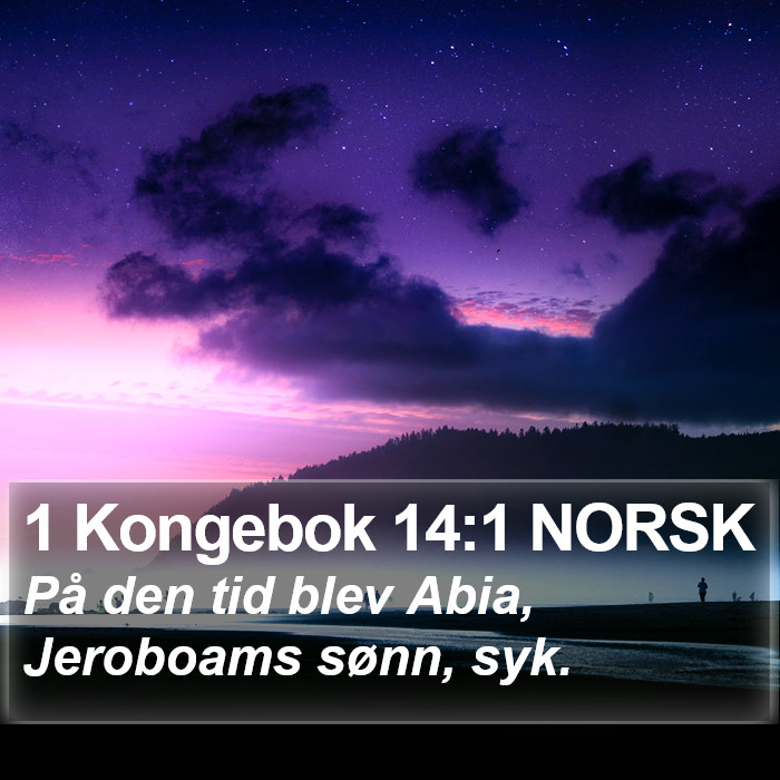 1 Kongebok 14:1 NORSK Bible Study