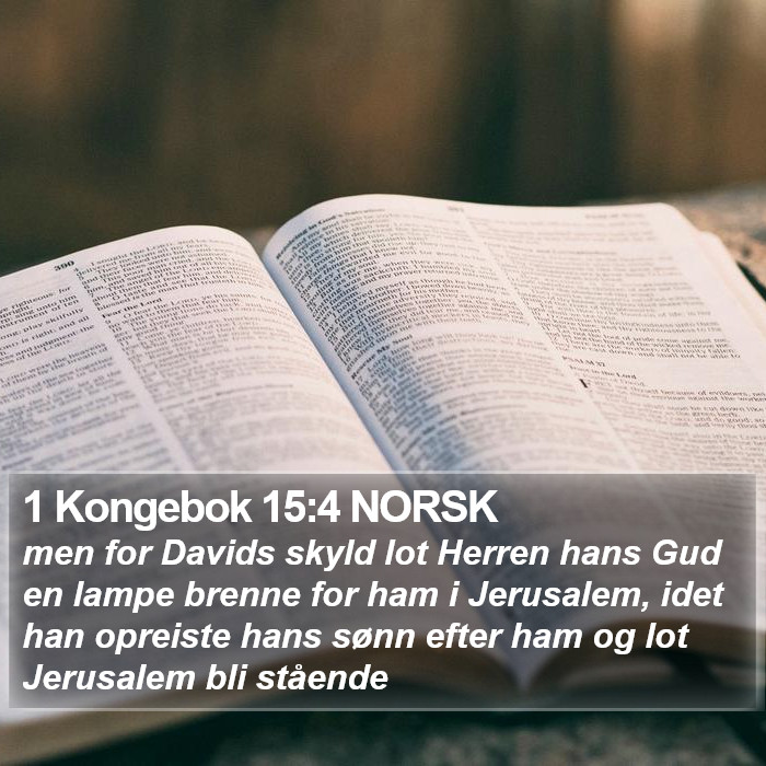 1 Kongebok 15:4 NORSK Bible Study