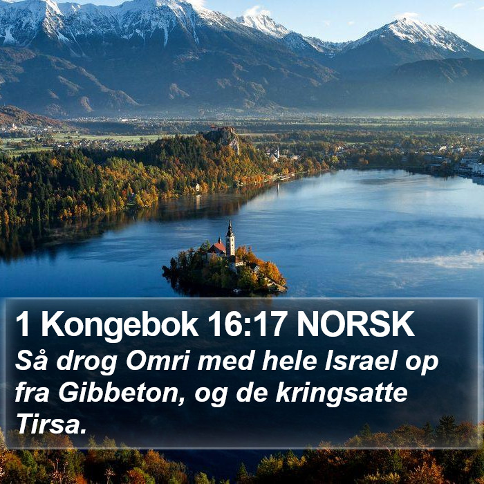 1 Kongebok 16:17 NORSK Bible Study