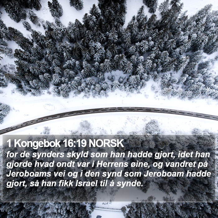 1 Kongebok 16:19 NORSK Bible Study