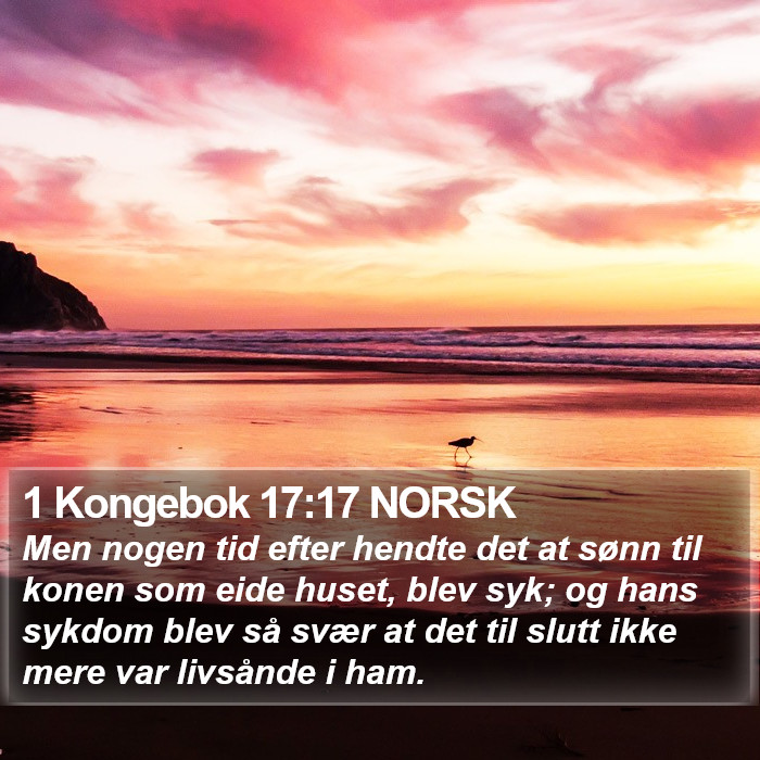 1 Kongebok 17:17 NORSK Bible Study