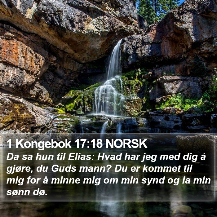 1 Kongebok 17:18 NORSK Bible Study