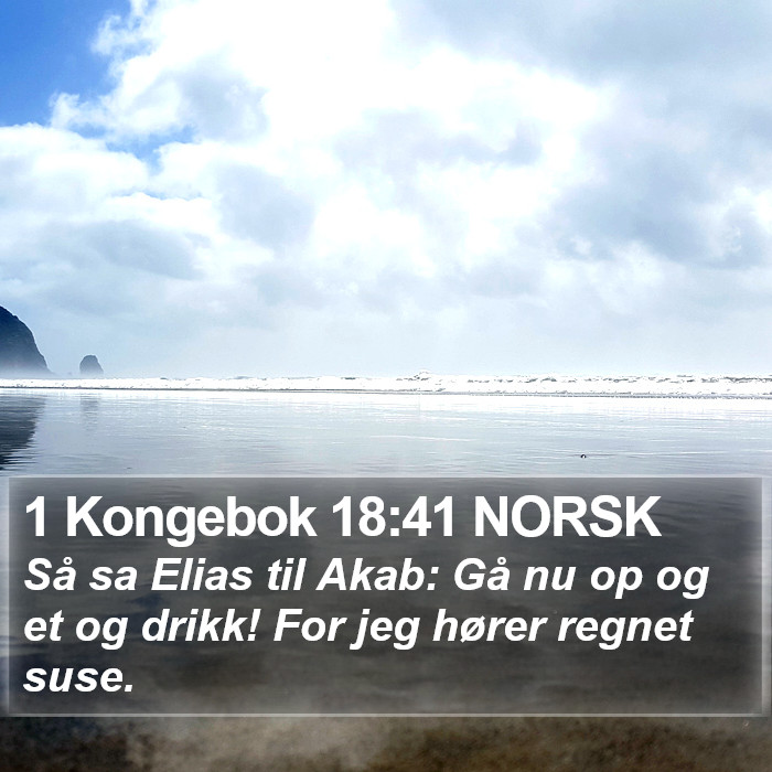 1 Kongebok 18:41 NORSK Bible Study