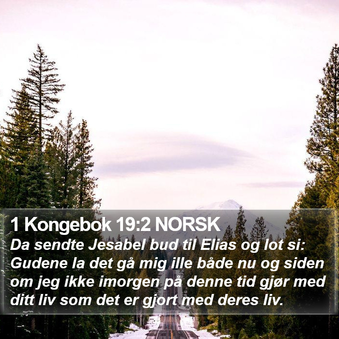 1 Kongebok 19:2 NORSK Bible Study