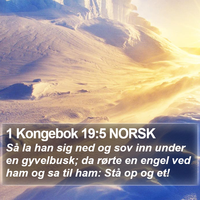 1 Kongebok 19:5 NORSK Bible Study