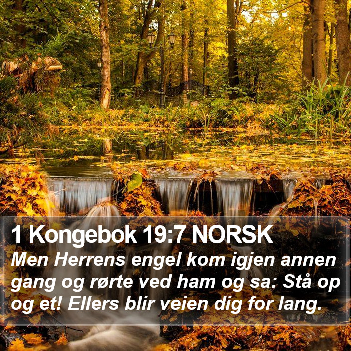 1 Kongebok 19:7 NORSK Bible Study