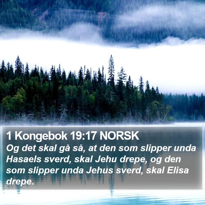 1 Kongebok 19:17 NORSK Bible Study