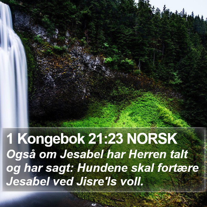 1 Kongebok 21:23 NORSK Bible Study