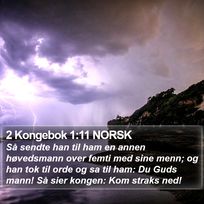 2 Kongebok 1:11 NORSK Bible Study