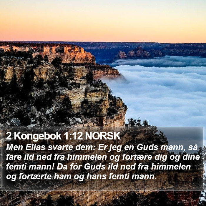 2 Kongebok 1:12 NORSK Bible Study