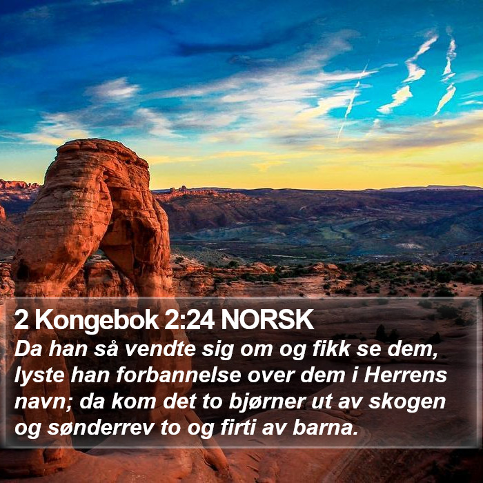 2 Kongebok 2:24 NORSK Bible Study