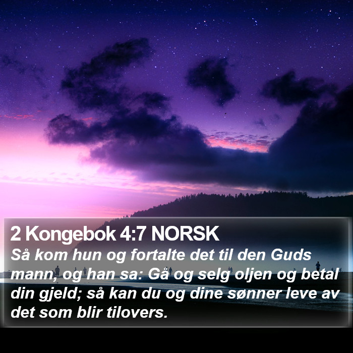 2 Kongebok 4:7 NORSK Bible Study