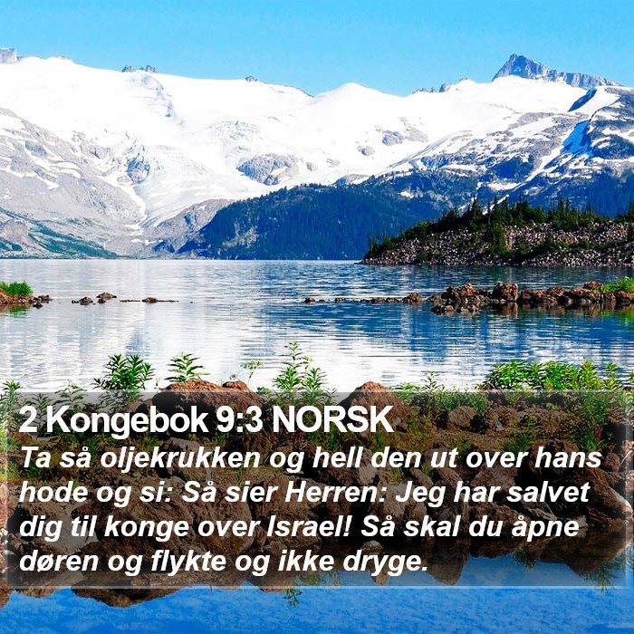 2 Kongebok 9:3 NORSK Bible Study