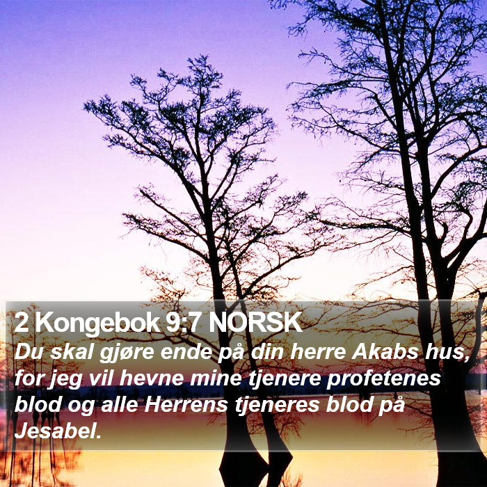 2 Kongebok 9:7 NORSK Bible Study