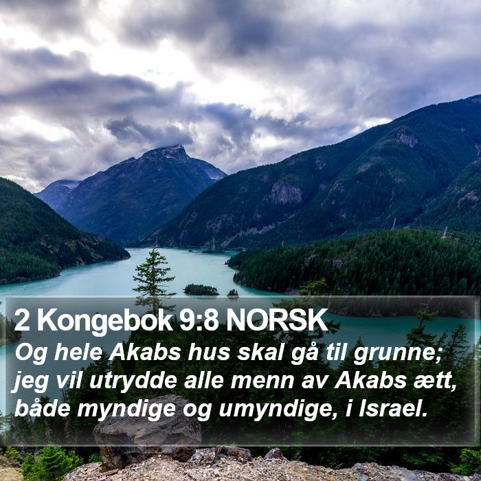 2 Kongebok 9:8 NORSK Bible Study