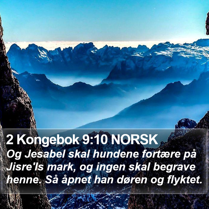 2 Kongebok 9:10 NORSK Bible Study