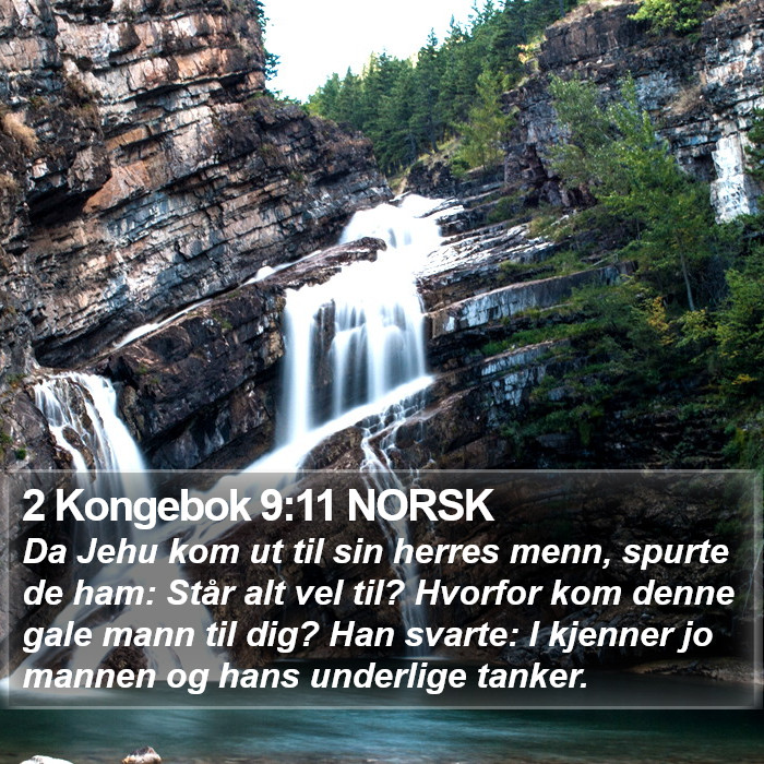 2 Kongebok 9:11 NORSK Bible Study