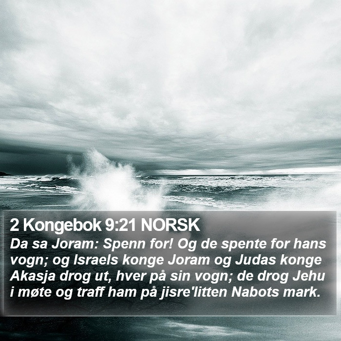 2 Kongebok 9:21 NORSK Bible Study