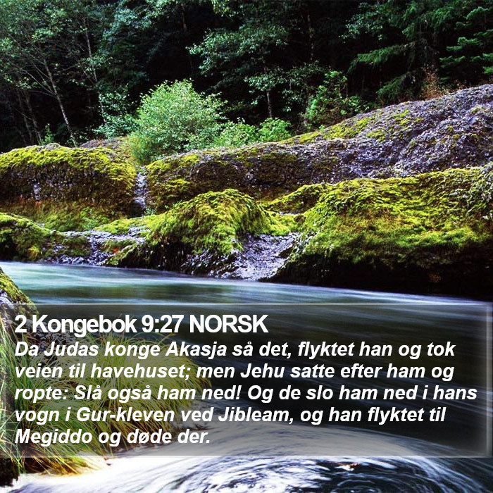 2 Kongebok 9:27 NORSK Bible Study