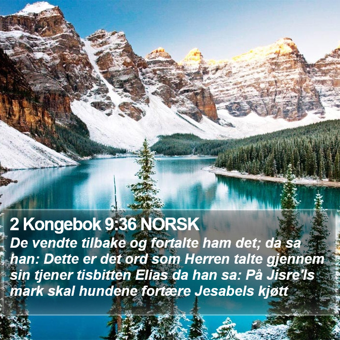 2 Kongebok 9:36 NORSK Bible Study