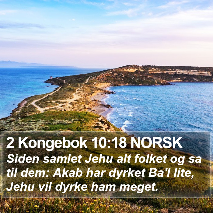 2 Kongebok 10:18 NORSK Bible Study