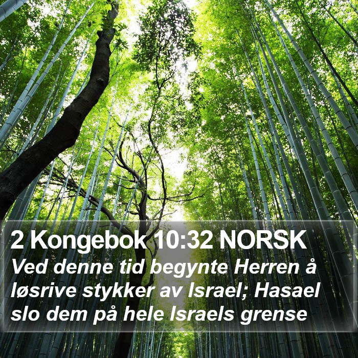 2 Kongebok 10:32 NORSK Bible Study