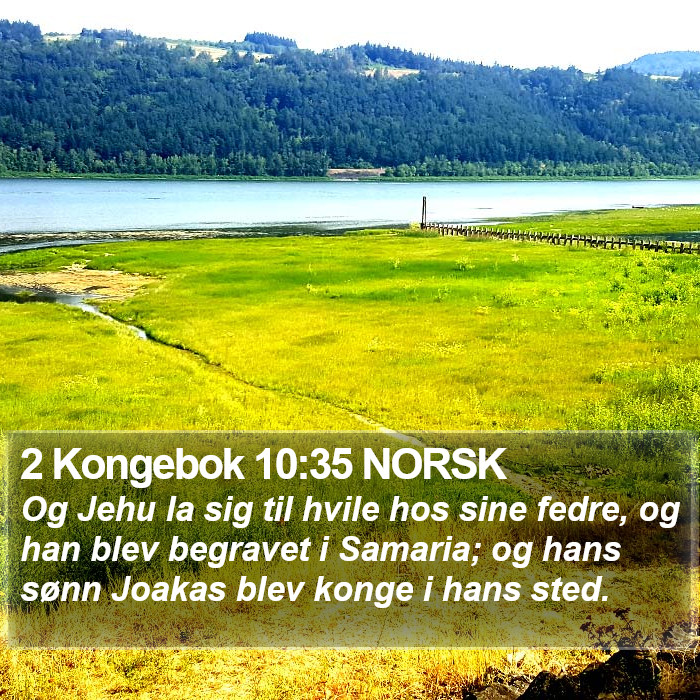 2 Kongebok 10:35 NORSK Bible Study