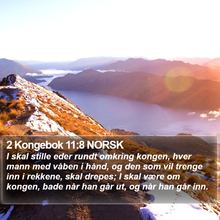 2 Kongebok 11:8 NORSK Bible Study