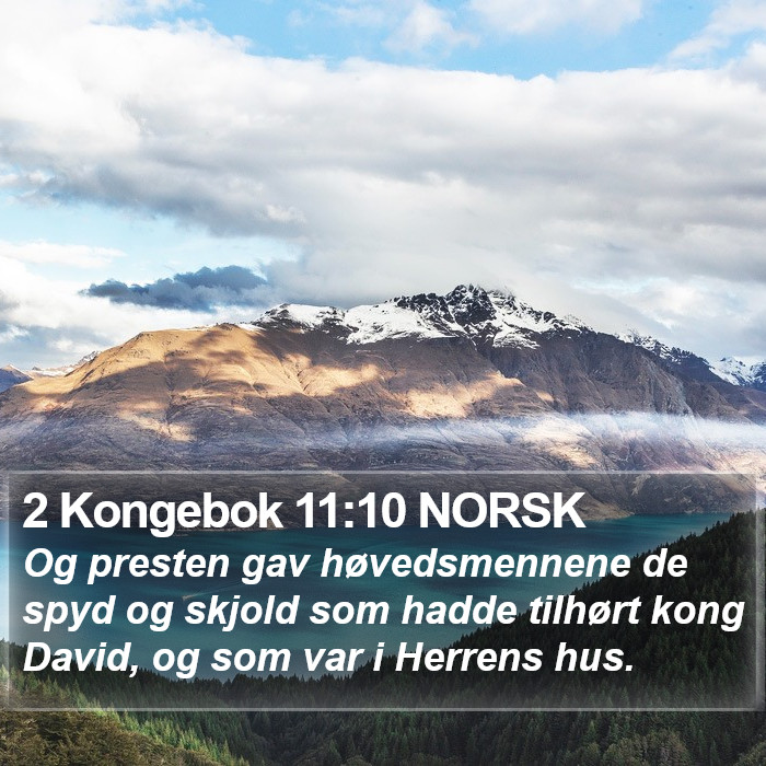 2 Kongebok 11:10 NORSK Bible Study