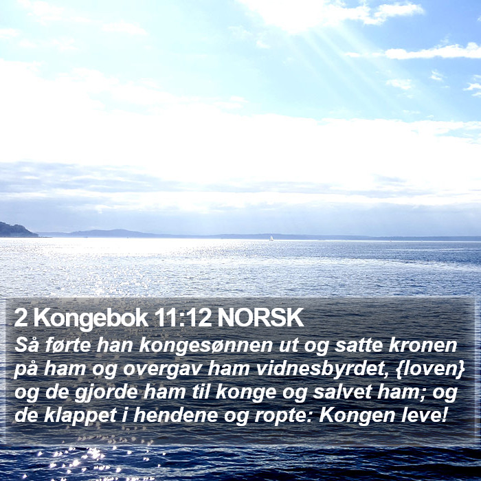 2 Kongebok 11:12 NORSK Bible Study