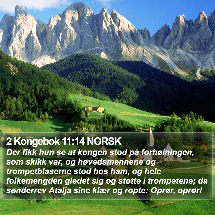 2 Kongebok 11:14 NORSK Bible Study