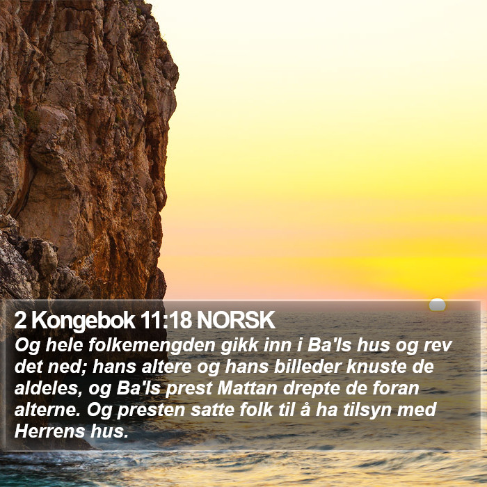 2 Kongebok 11:18 NORSK Bible Study