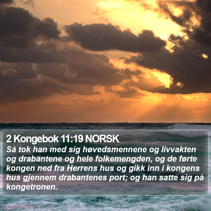 2 Kongebok 11:19 NORSK Bible Study