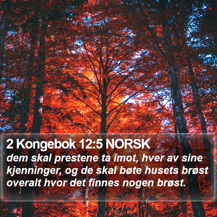 2 Kongebok 12:5 NORSK Bible Study