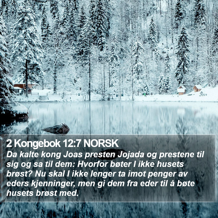 2 Kongebok 12:7 NORSK Bible Study