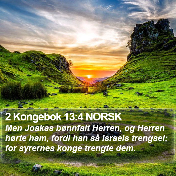 2 Kongebok 13:4 NORSK Bible Study