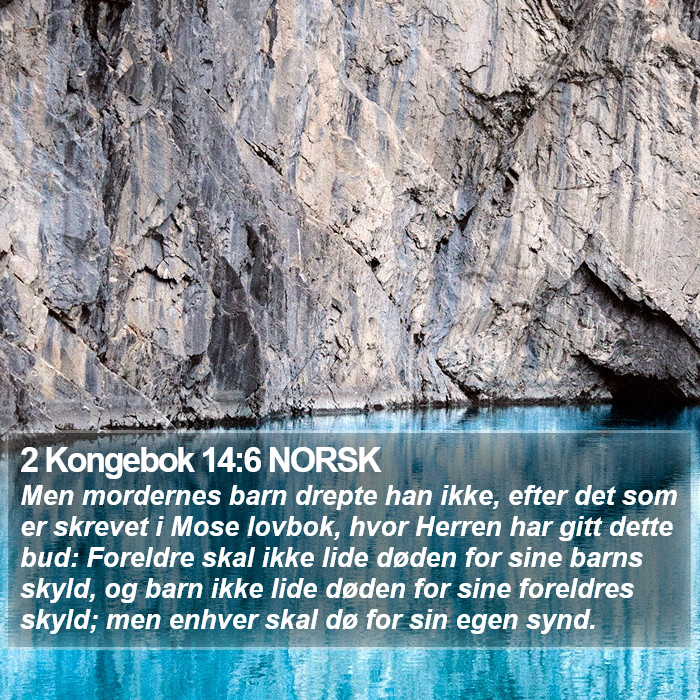 2 Kongebok 14:6 NORSK Bible Study