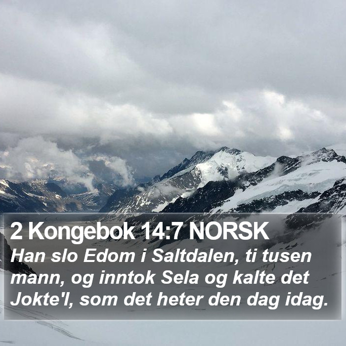 2 Kongebok 14:7 NORSK Bible Study