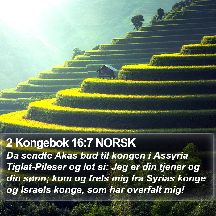 2 Kongebok 16:7 NORSK Bible Study